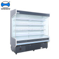 Fan cooling multi deck supermarket fruit vegetable cooler